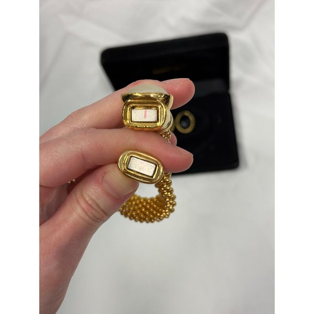 Elizabeth Taylor White Diamonds Gold-Tone Mesh Interchangeable Bracelet GS - Picture 3 of 4